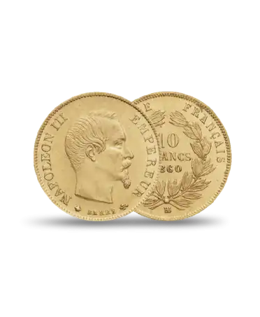 PIECE 10 FRANCS NAPOLEON OR DE CHEZ VIRTU LUXURY