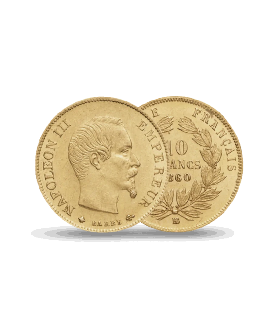 PIECE 10 FRANCS NAPOLEON OR DE CHEZ VIRTU LUXURY