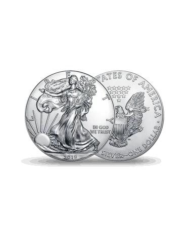 Pièce SILVER EAGLE Argent disponible chez VIRTU LUXURY