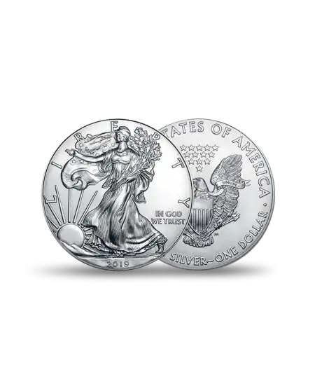 Pièce SILVER EAGLE Argent disponible chez VIRTU LUXURY