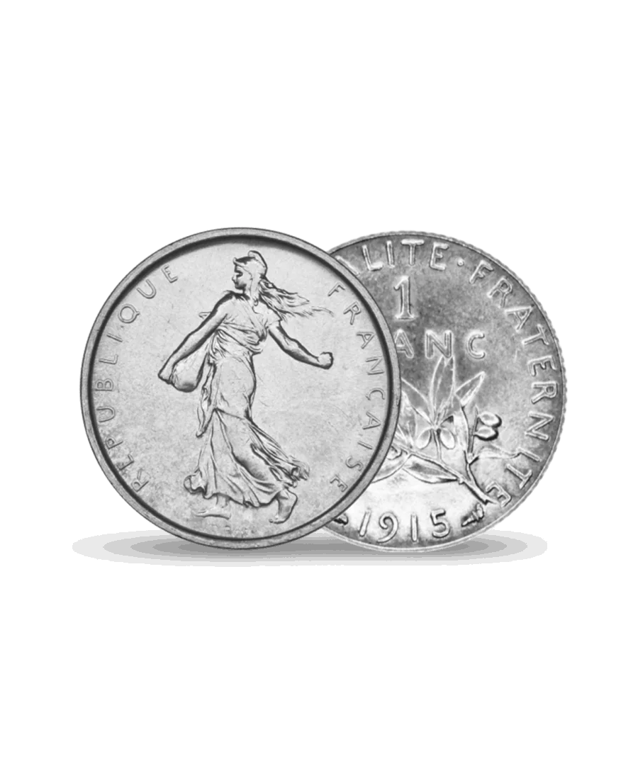 Pièce de 1 franc SEMEUSE Argent disponible chez VIRTU LUXURY