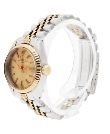 Montre Bracelet Roxel OYSTER PERPETUAL DATE 26 MM Or & Acier. Disponible chez VIRTU LUXURY.