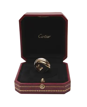 BAGUE TRINITY CLASSIQUE - maison Cartier - 3 ors - luxe - unisexe - Disponible chez VIRTU LUXURY