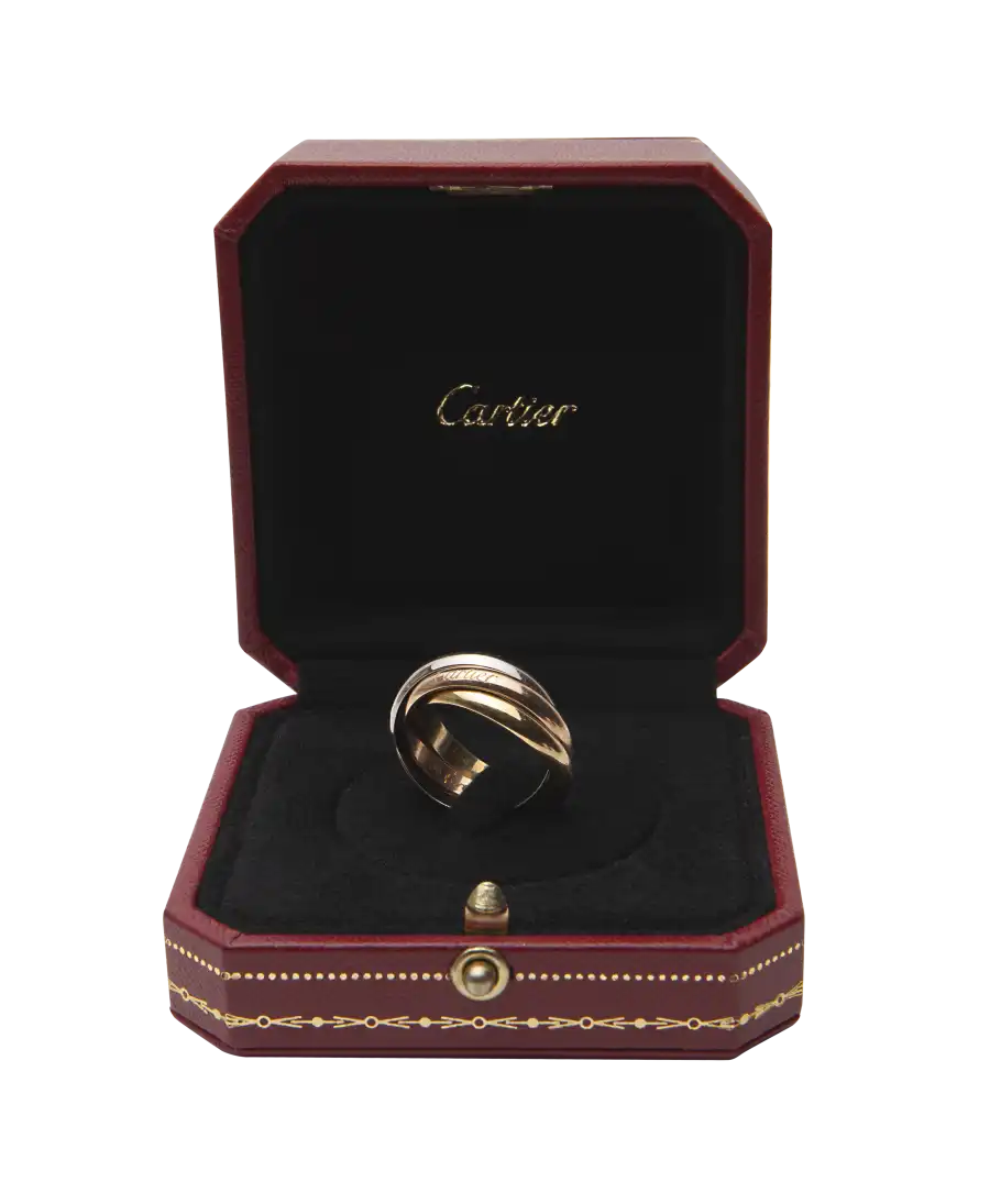 BAGUE TRINITY CLASSIQUE - maison Cartier - 3 ors - luxe - unisexe - Disponible chez VIRTU LUXURY