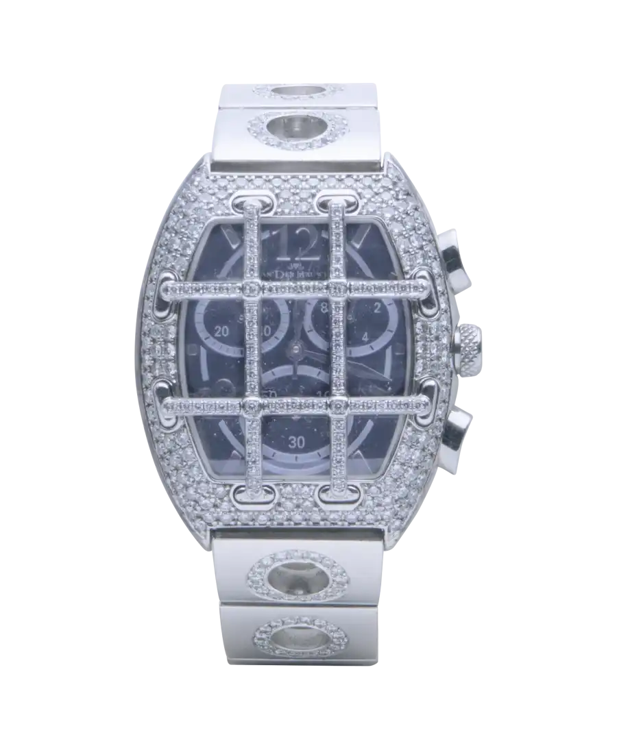 Montre Chronographe Magnum XS QUARTERBACK DIAMONDS de la maison horlogère VDB.