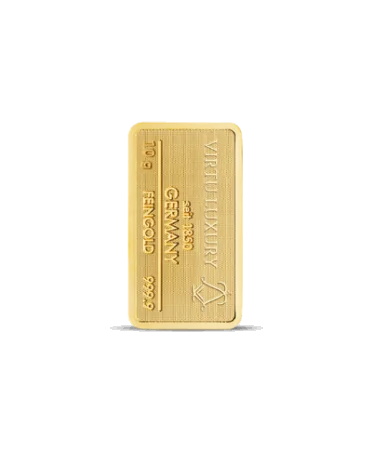 lingot de 10 Grammes d'or pur 24K en vente disponible chez VIRTU LUXURY