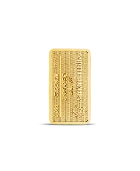 lingot de 1 une once (31,10 Grammes) d'or pur 24K en vente disponible chez VIRTU LUXURY