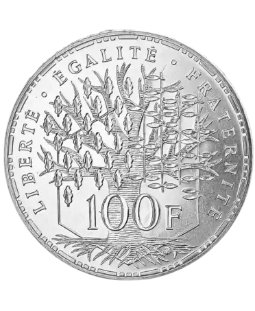 avers 100 francs argent