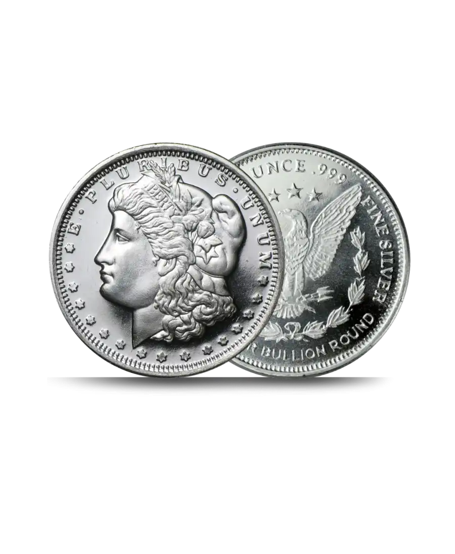 AVERS et revers Pièce Argent MORGAN DOLLAR 1 OZ ONCE disponible chez VIRTU LUXURY