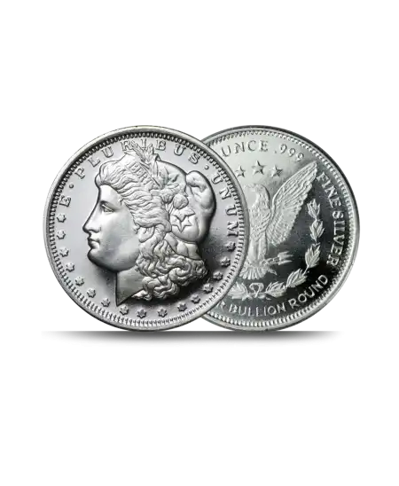 AVERS et revers Pièce Argent MORGAN DOLLAR 1 OZ ONCE disponible chez VIRTU LUXURY