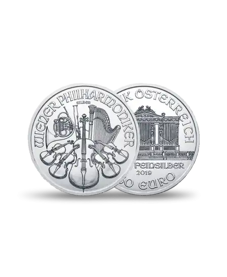 Pièce PHILHARMONIQUE Argent disponible chez VIRTU LUXURY