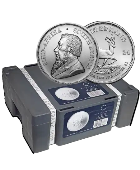 MONSTER BOX SILVER BOX 500 PIECES KRUGERRAND 500 ONCES SILVER chez VIRTU LUXURY